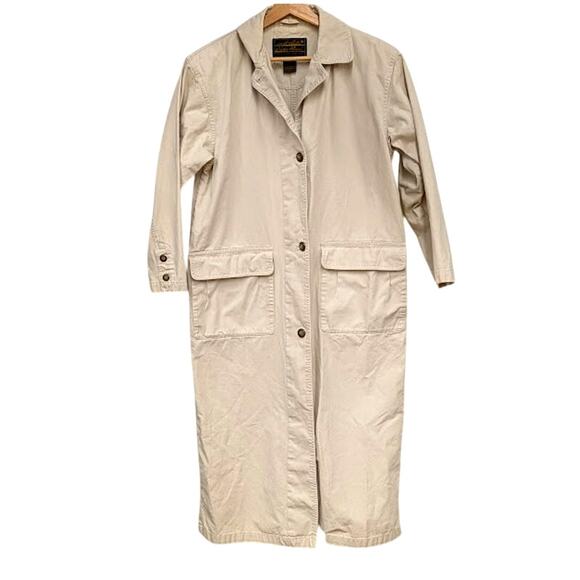 Eddie Bauer Tan Duster - Picture 1 of 8